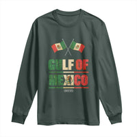 Gulf of Mexico Since 1672 Long Sleeve Shirt Mexican Flag