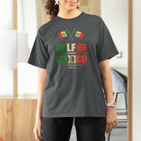 Gulf of Mexico Since 1672 T Shirt For Women Mexican Flag