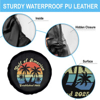 Gulf of America Spare Tire Cover Island Palm Summer Beach Vibes Established 2025