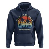 Gulf of America Hoodie Island Palm Summer Beach Vibes Established 2025
