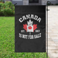 Canada is Not For Sale Garden Flag Proudly Canadian Independence Flag EST. 1867 - Wonder Print Shop