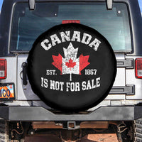 Canada is Not For Sale Spare Tire Cover Proudly Canadian Independence Flag EST. 1867