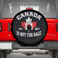 Canada is Not For Sale Spare Tire Cover Proudly Canadian Independence Flag EST. 1867