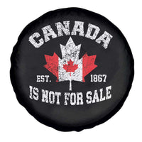Canada is Not For Sale Spare Tire Cover Proudly Canadian Independence Flag EST. 1867