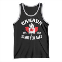 Canada is Not For Sale Tank Top Proudly Canadian Independence Flag EST. 1867