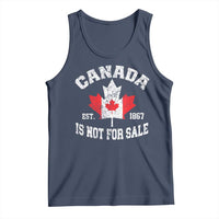 Canada is Not For Sale Tank Top Proudly Canadian Independence Flag EST. 1867
