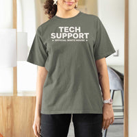 Tech Support T Shirt For Women Elon Musk's Doge Official White House