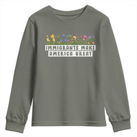 Immigrants Make America Great Youth Sweatshirt Pro Immigration