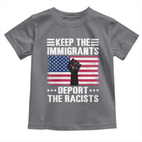 Resist Racism Toddler T Shirt Keep The Immigrants Deport The Racists