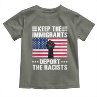 Resist Racism Toddler T Shirt Keep The Immigrants Deport The Racists