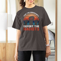 Vintage Keep The Immigrants Deport The Racists T Shirt For Women