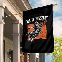 He is Rizzin Garden Flag Funny Jesus Playing Basketball Vintage Faith - Wonder Print Shop