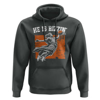 He is Rizzin Hoodie Funny Jesus Playing Basketball Vintage Faith - Wonder Print Shop