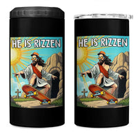 He is Rizzen 4 in 1 Can Cooler Tumbler Funny Jesus Skateboarding Christian Meme - Wonder Print Shop