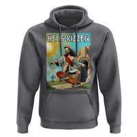 He is Rizzen Hoodie Funny Jesus Skateboarding Christian Meme - Wonder Print Shop