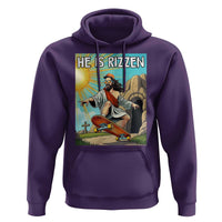 He is Rizzen Hoodie Funny Jesus Skateboarding Christian Meme - Wonder Print Shop