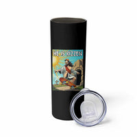 He is Rizzen Skinny Tumbler Funny Jesus Skateboarding Christian Meme - Wonder Print Shop