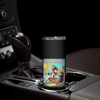 He is Rizzen Skinny Tumbler Funny Jesus Skateboarding Christian Meme - Wonder Print Shop