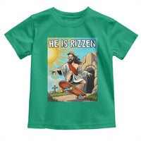 He is Rizzen Toddler T Shirt Funny Jesus Skateboarding Christian Meme - Wonder Print Shop