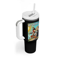 He is Rizzen Tumbler With Handle Funny Jesus Skateboarding Christian Meme - Wonder Print Shop