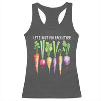 Let's Roots For Each Other Vegetable Racerback Tank Top Motivational - Wonder Print Shop