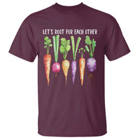 Let's Roots For Each Other Vegetable T Shirt Motivational - Wonder Print Shop