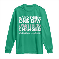 Glioblastoma Awareness Long Sleeve Shirt Retro Fight Brain Tumor Cure Gray Ribbon