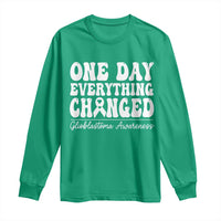 Glioblastoma Awareness Long Sleeve Shirt Fight Brain Tumor Cure Groovy