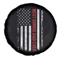 Best Effin Bonus Dad Ever Spare Tire Cover Funny Stepdad American Flag