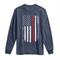 Best Effin Bonus Dad Ever Long Sleeve Shirt Funny Stepdad American Flag