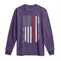 Best Effin Bonus Dad Ever Long Sleeve Shirt Funny Stepdad American Flag