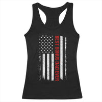 Best Effin Bonus Dad Ever Racerback Tank Top Funny Stepdad American Flag