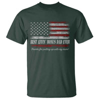 Best Effin’ Bonus Dad Ever T Shirt Step Dad American Flag
