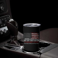 Best Effin’ Bonus Dad Ever Tumbler Cup Step Dad American Flag