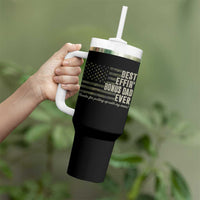 Best Effin’ Bonus Dad Ever Tumbler With Handle Step Dad Camo American Flag Camouflage