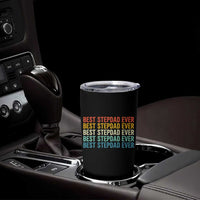 Best Stepdad Ever Tumbler Cup Funny Retro Stepdad Bonus Dad