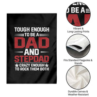 Bonus Dad Garden Flag Dad And Stepdad Fathers Day