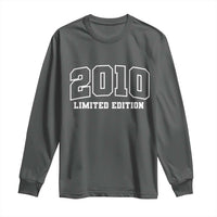 Vintage 2010 Limited Edition Long Sleeve Shirt 16 Year Old Gift Retro Varsity 16th Birthday