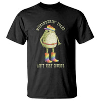 Funny Frog LGBTQ T Shirt Misgenderin Folks Aint Very Cowboy Pride Rainbow