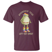 Funny Frog LGBTQ T Shirt Misgenderin Folks Aint Very Cowboy Pride Rainbow