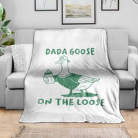 Silly Goose Dad Throw Blanket New Dad Pregnancy Announcement Fathers Day