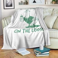 Silly Goose Dad Throw Blanket New Dad Pregnancy Announcement Fathers Day