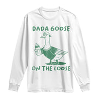Silly Goose Dad Long Sleeve Shirt New Dad Pregnancy Announcement Fathers Day