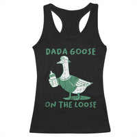 Silly Goose Dad Racerback Tank Top New Dad Pregnancy Announcement Fathers Day