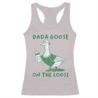 Silly Goose Dad Racerback Tank Top New Dad Pregnancy Announcement Fathers Day