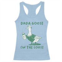 Silly Goose Dad Racerback Tank Top New Dad Pregnancy Announcement Fathers Day