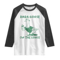 Silly Goose Dad Raglan Shirt New Dad Pregnancy Announcement Fathers Day