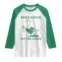 Silly Goose Dad Raglan Shirt New Dad Pregnancy Announcement Fathers Day