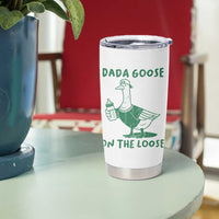 Silly Goose Dad Tumbler Cup New Dad Pregnancy Announcement Fathers Day