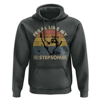 Bonus Dad Hoodie Retro Feral Raccoon Stepdad Gifts From Bonus Son Stepson
